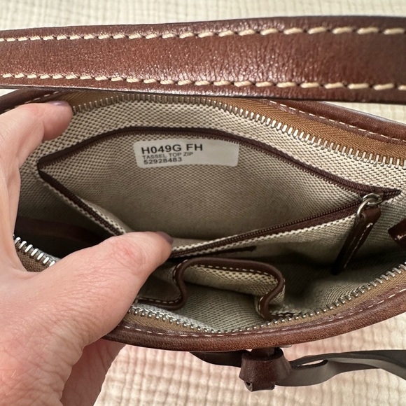 NWOT, Vintage Dooney & Bourke Tassel Top Shoulder Bag, Pink - Picture 8 of 12